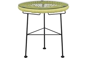 SKLUM Table d'appoint Ronde en métal et polyéthylène Acapulco