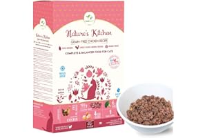 PAWFECT FOOD Pawfect Nature's Kitchen Freeze-Dried Chicken Recipe Cat Food | Complete & Balanced Meal | Lean Protein for Muscle & Weight Control | 100% Natural | Grain-Free | Supports Vitality (500g/17.64oz)