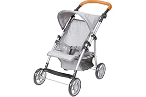 KNORRTOYS.COM 16832 Puppenbuggy Liba-Stone Brown 54 x 35 x 44 cm