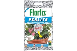 PRGN FLORTIS Perlite 5L Cura Giardino RISTAGNO Acqua Piante Fiori Terreno
