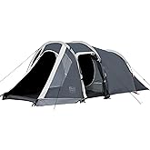 TIMBER RIDGE Tent 2-3 Person Camping Waterproof 3000 mm Tunnel Tent with Awning Family Tent Festival Tent for Camping Travel 