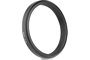 Haoge Anillo adaptador de filtro de 49 mm para Fujifilm Fujinon X100VI X100V, accesorios de cámara compatible con filtro UV CPL ND de 49 mm, compatible con tapa de lente original, negro, LAR-X55B