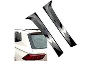 GCcv Auto Heckscheibe Spoiler Wing Heckspoiler Für Tiguan MK2 2017-2021 Kofferraum Spoiler 1Paar Abs Seitenflügel Seitenspoiler Auto Dekoration Zubehör