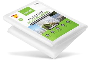 BIBODU Plastico Invernadero Transparente 2 x 6M | Máximo Rendimiento - 800 Galgas | Plástico para Huerto | Plástico para Invernadero para Agricultura, Hortalizas y Jardines