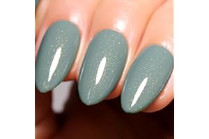 Imtiti Glitter Gel Nagellack,15ML Salbei Grün Glitzer Gel Polish Soak Off LED UV schimmeren funkeln Nagellack DIY Nail Art Starter Manicure Salon Gel Nagellack Kit für Frauen Mädchen