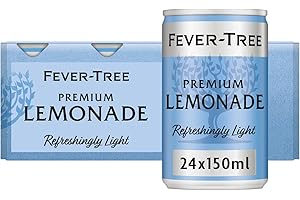 FEVER-TREE Light Premium Lemonade 6x150ml (Pack of 4, Total 24 Cans)