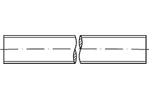REIDL DIN 975 Gewindestange VG M20x2000 Stahl galvanisch verzinkt