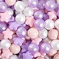 GOGOSO Ball Pit Balls for Toddler,Plastics Balls for Kids1 2 3 4 5 6 Baby Ballpit 50 100 200 300 400 500 1000