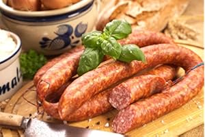 DIE WURSTMACHER Ahle Wurst nordhessische Spezialität – Stracke edel Salami geräuchert am Stück - luftgetrocknete Mettwurst – ausgezeichnet zur besten Wurst 2016 – 250 gr
