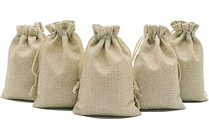 YUNSHANGHE Lot de 24 petits sacs en toile de jute - 15 x 20 cm - Avec cordon de serrage - Pour bijoux, cadeaux de mariage, Noël