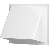 Miratic ABS Rain Hood Outdoor Ventilation Grille - Termination for Mechanical Ventilation
