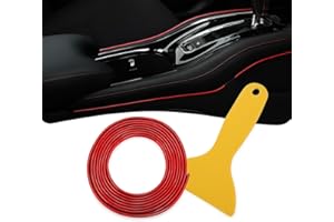 WOO LANDO Modanatura decorativa per auto, fai da te, decorazione per interni grazie alle strisce flessibili, semplice e senza conoscenze preliminari, rotolo da 5 m