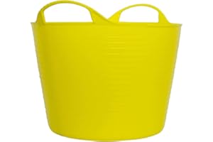 GORILLA Tubtrugs Cubo Flexible Multiusos, Amarillo, 33x33x23 cm, 14 litros