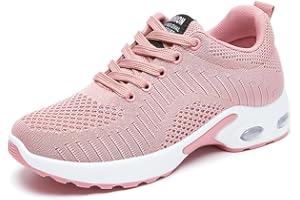 WOWEI Zapatillas de Running Mujer Zapatillas de Deportivas Mujer Zapatos para Correr Ligero Transpirables Gimnasio Sneakers Calzado Deportivas Fitness Casual