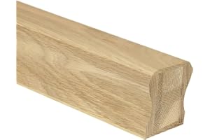 JACKSON WOODTURNERS Oak Ungrooved HR Handrail Upto 4200mm (4200mm)