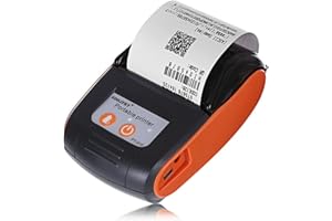 BEWINNER Mini stampante termica per ricevute da 58 mm, supporta Bluetooth 4.0, Android, iOS e Windows, stampante termica diretta USB per ESC/POS/ricevute Ticket Printer professionale