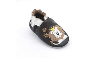 LEPEPPE - Nuovo Leone - Scarpine in Morbida Pelle per tutta la famiglia- Pantofole Bambino - suola in pelle antiscivolo - Scarpette fino al 45!!!!