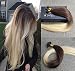 Sunny 50 Strands Ombre Pre Bonded U tip Huamn Hair Extensions Dark Brown to Bleach Blonde 100% Remy Brazilian Human Hair Extensions 16inch