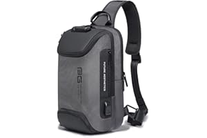 BANGE Sling Bag, Waterproof Men's Chest Bag Shoulder bags Crossbody Sling Backpack for Men……