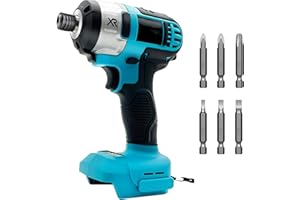 ANUPTTA Akku Schlagschrauber, Ersetzen für Makita DTD155Z，18V Akku BL1860 BL1830,1/2" Brushless Drehmoment 350Nm mit LED-Licht Elektrowerkzeug