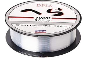 HCFGS 100 Meters Clear Nylon Fishing Line, 0.5 mm Monofilament, Strong Tension Wire for Fishing, Hanging, Craft