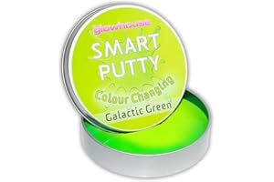 The Glowhouse Mastic Intelligent à Changement de Couleur Sensible à la Chaleur (Galactic Green)