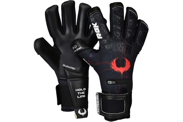 Renegade GK Édition Limitée Rogue Gants De Gardien De But (Tailles 6-11, Level 4+) 4+3MM Giga Grip & Pro-Tek Fingersaves | Excellent Poigne & Protection | Gant Gardien de But Adulte, Homme, Junior
