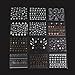 RUIMIO Nail Stickers Decals 3D Nail Art Designs 30 Sheet