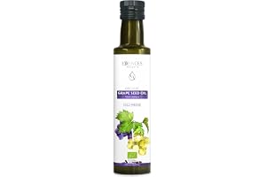Essences Bulgaria Ekologisk Druvkärneolja 250ml | 100% Naturlig Kallpressad Olja | Extra Premium Kvalitet | Utmärkt Smak