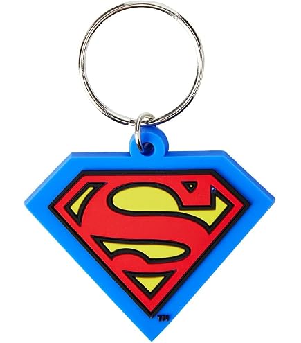 Llavero De Peltre Con Logotipo De Superman A Color – Accesorio Oficial DC Para Fans Del Superhéroe, Regalo Original