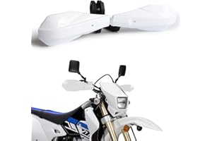 AnXin Motorcycle Handguards 7/8" and 1 1/8" Hand Guard Handlebar Protection Universal for TX125 FE 701/SM 501/S 450 350/S 250 TE 150 250/i 300/i FC 250 350 450 Dirt Pit Bike ATV White