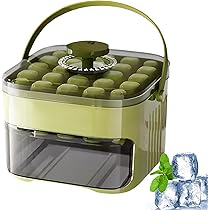 Eiswürfelmaschine Mit Press-Type - 48 Würfel Grid Mit Schublade Und Zange