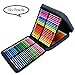 Produktbild E-Bestar Buntstifte Tasche 120 Slots Bleistift Tasche Buntstift Reiseorganisator Bleistift Federmappe Stiftemappe für Schule Art Craft (Blau)