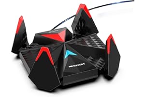 NEWFAST 5400Mbps USB WLAN Stick for PC,WLAN Adapter Für Gaming & 4K/8K-Streaming,Tri-Band mit 0 Lags,4 Hochleistungs Antennen,WPA3 Encryption,WiFi 6 Adapter Only for Windows 11/10