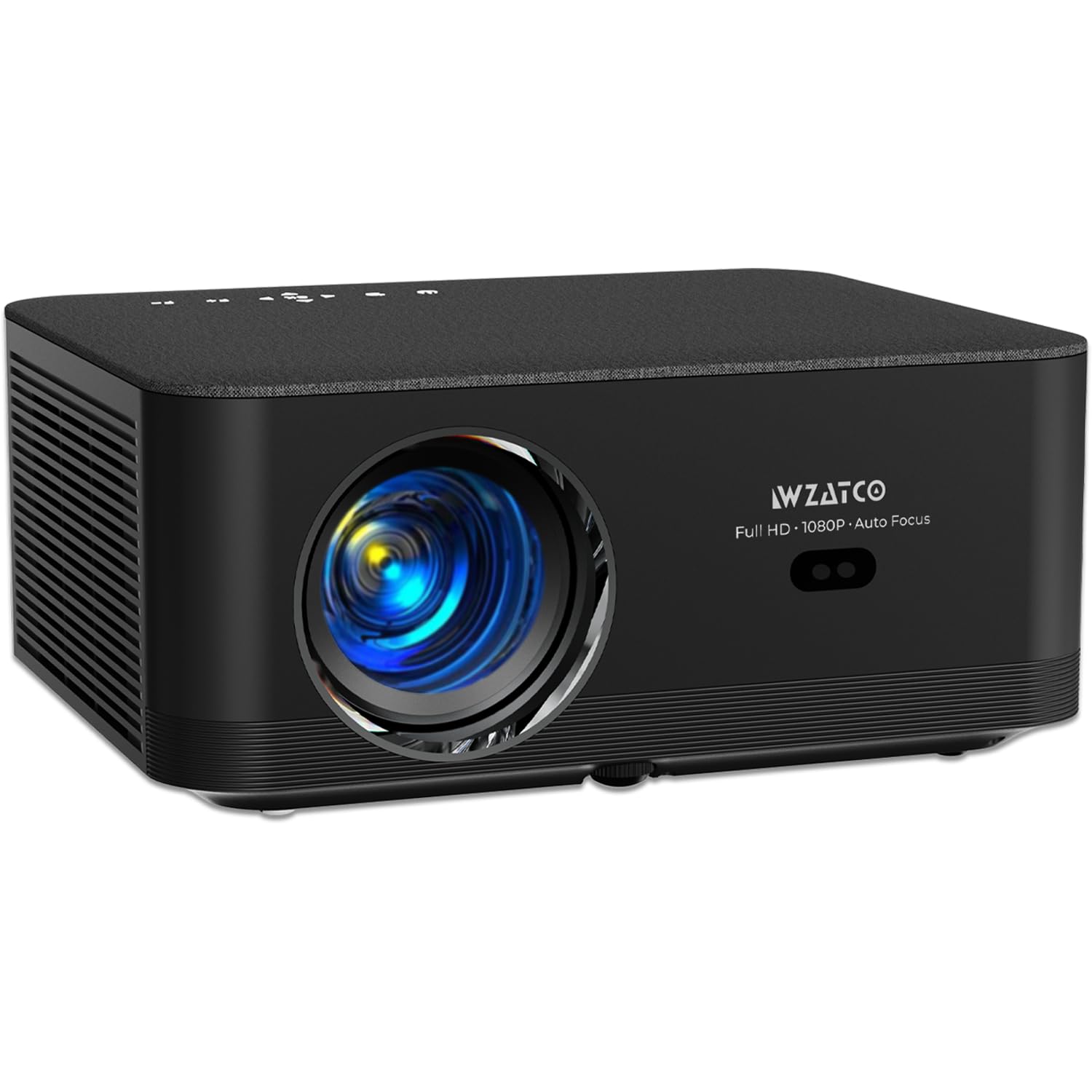 WZATCO Neo (Upgraded), Fully Automatic, Full HD Native 1080P, 4K HDR Android Projector for Home, 650 ANSI, 500 ISO, (Auto Foc