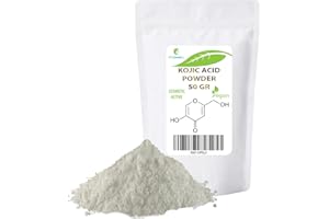 ETC COSMETIC`S La polvere di acido cogico - 50 Gr - può essere incorporata in formulazioni per la cura della pelle progettate per schiarire il tono della pelle, creme idratanti, creme, lozioni, gel, fluidi, saponi.