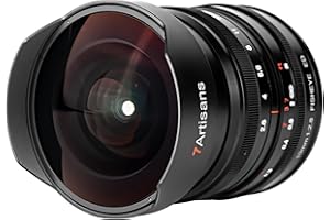 7artisans Lente de Ojo de pez de 10 mm F2.8 Marco Completo Ultra Gran Angular 178 ° Enfoque Manual para cámaras Sony E-Mount sin Espejo A7/A7R/A7S/A7II/A7RII/A7SII/A9/A7RIII/A7III/A7RIV/A9II