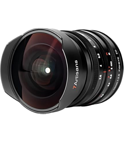 AstrHori 6mm F2.8 Fisheye-lens – 220° Cirkelvormig Beeld, Handmatige Focus, Full-frame, Voor Canon RF-mount Spiegelloze Camera’s