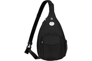 HUA ANGEL Zaino Monospalla Multitasche Uomo Donna Sportivo Borsa Piccola A Tracolla Sling Con Zip Leggero Petto Borsa Crossbody Zaino Spalla Antifurto Da Viaggio Lavoro Outdoor Ciclismo Moto