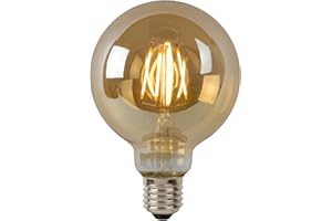 LUCIDE G95 - Ampoule filament - Ø 9,5 cm - LED Dim. - E27-1x5W 2700K - Ambre