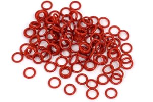 UXCELL sourcing map 100 Stück Rot 6mm x 1mm Gummi Nitrilkautschuk O Ring NBR Dichtung Dichtungsringe de