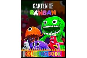 Ban-ban Coloring Book: Escape to Kindergarten Adventures Coloring Book featuring 60+ High-Quality Images