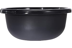 Curver Okrągła miska 4,0 l w kolorze antracytowym, plastikowym, 28 x 28 x 12 cm