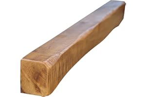 oakleys oak Solid Oak Beams for Fireplaces- Oak Floating Shelf for Home Decor- Rustic Shelves to Decorative Logs for Fireplace- Heavily Worked- Beam Size(100x7.5x10) Cm