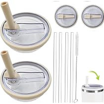 Ersatz-Strohhalm-Deckel Für Stanley Quencher – 2er Pack, Auslaufsicher, Wiederverwendbar, Hellgrün