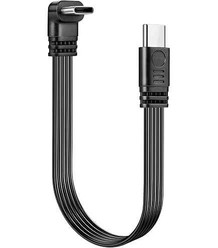 HENGBIRD USB-C 90° Adapter (2 Stuks) – 24-pins, USB4 40 Gbps, 100W PD, 8K Video-ondersteuning – Compatibel Met Galaxy, Pixel, Huawei En Meer