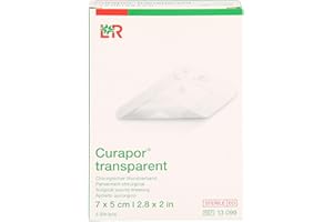 LOHMANN & RAUSCHER LOHMANN & RAUSHER Curapor Transparent Pansements stériles - 5 X 7 cm - 5 unités