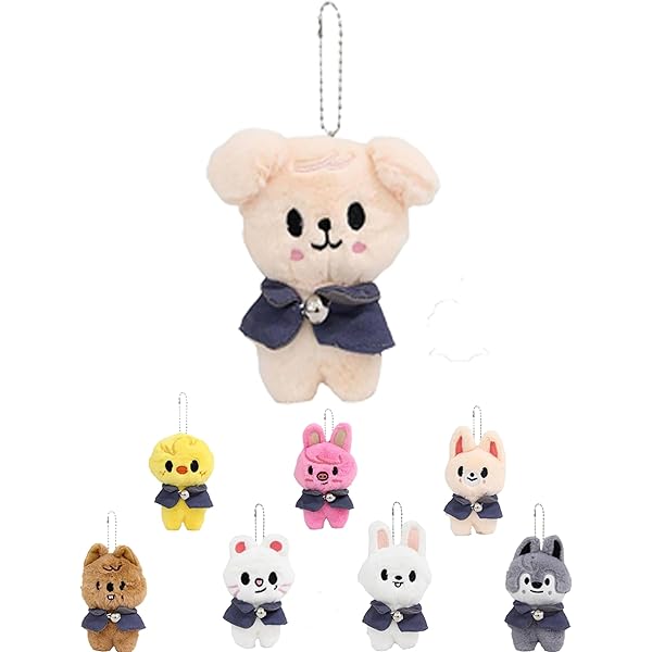 Kpop Pilot5 FM Feld 10cm Longfu Kawaii Anime Kuscheltier Schlüssel bund PP Baumw