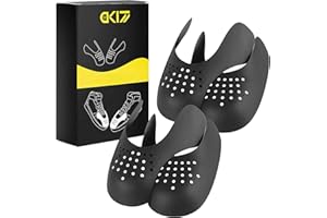 DK177 2 Paia Antipiega Scarpe Air Force 1, Shield Scarpe,Shield Air Force 1,Scudi per Scarpe,Anti Rughe Protezione per Scudi Toe,Sneaker Shield Accessori Scarpe,Donna UE 35-40