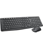 Logitech MK295 Silent Wireless Keyboard & Mouse Combo, SilentTouch